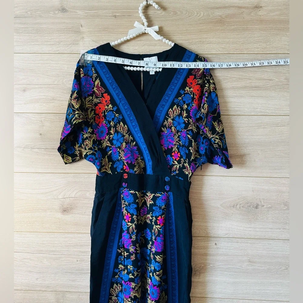 Anthropologie Multicolor Floral Jumpsuit
